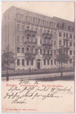 01307 Dresden-Johannstadt, Silbermannstraße, ca. 1900 