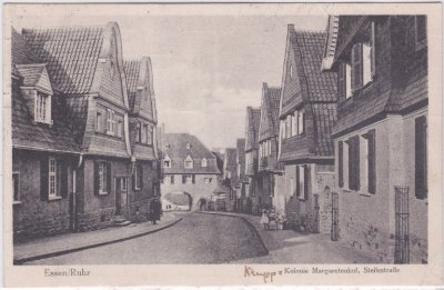 45149 Essen-Margarethenhöhe, Margaretenhof, Steilestraße, ca. 1915 