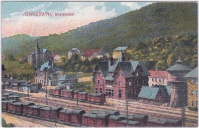 54584 Jünkerath, Bahnhof, Gleisansicht, ca. 1920