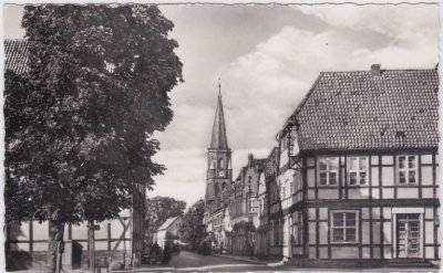 19303 Dömitz (Mecklenburg), Stalinstraße, ca. 1955  