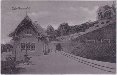 88662 Überlingen-Ost (Bodensee), Bahnhof, ca. 1905 