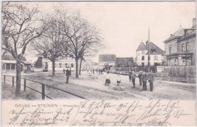 79585 Steinen (Baden), Straßenansicht, ca. 1900 