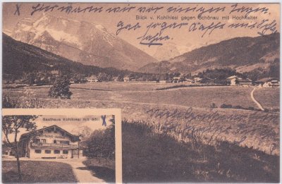 83471 Schönau am Königssee, Gasthof Kohlhiesl, ca. 1910 