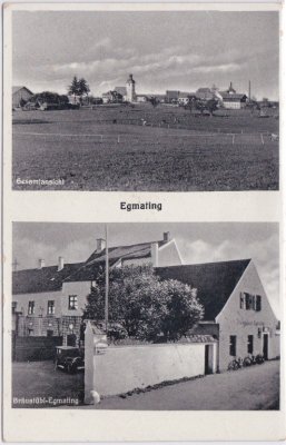 85658 Egmating, u.a. Bräustübl, ca. 1935 