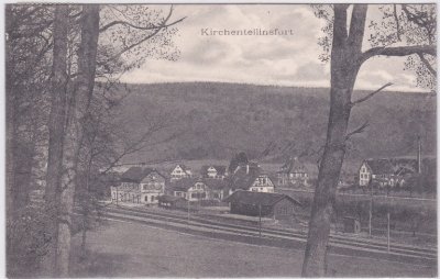 72138 Kirchentellinsfurt, Bahnhof, ca. 1905