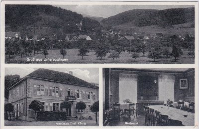 79805 Untereggingen (Eggingen), Gasthaus, ca. 1935 