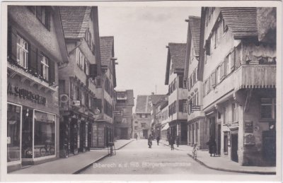 88400 Biberach an der Riß, Bürgerturmstrasse, ca. 1930 