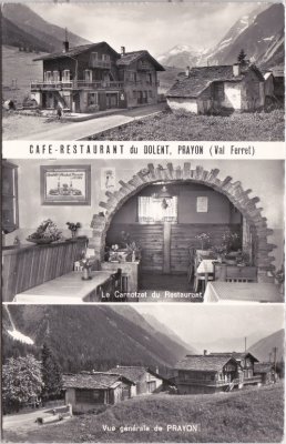 Prayon (Val Ferret), Cafe-Restaurant du Dolent, ca. 1900 