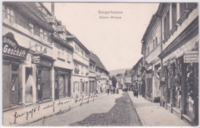06526 Sangerhausen, Göpen-Strasse, ca. 1905 