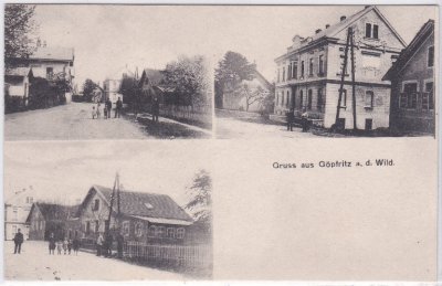 Göpfritz an der Wild, Straßenansichten, ca. 1915 