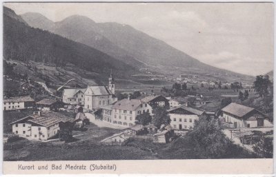 Medraz (Fulpmes im Stubaital), Ortsansicht, ca. 1905 