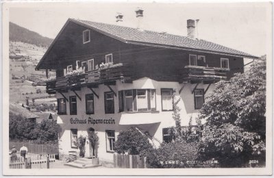 Wenns im Pitztal, Gasthaus Alpenverein, ca. 1950 