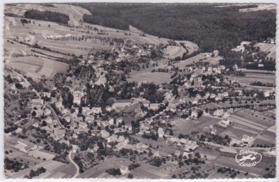 75328 Schömberg im Schwarzwald, Luftaufnahme, ca. 1955 