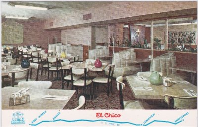 Longview (Texas), El Chico Restaurant, ca. 1955 