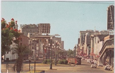 New Orleans (Louisiana), Canal Street, ca. 1955 