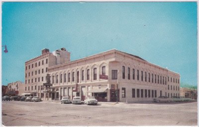 Carlsbad (New Mexico), The Crawford Hotel, ca. 1955 