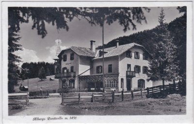 Braies (Pragser), Südtirol, Albergo Ponticello, ca. 1930 