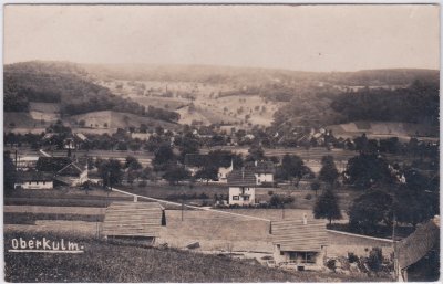 Oberkulm (Bezirk Kulm/Aarau), Ortsansicht, ca. 1930 
