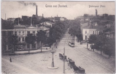 18057 Rostock, Doberaner Platz, ca. 1905 