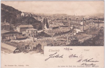 42119 Elberfeld (Wuppertal-Elberfeld), Industriegebiet, ca. 1900 