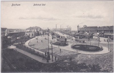 44787 Bochum, Bahnhof Süd (Ehrenfeld), ca. 1905 