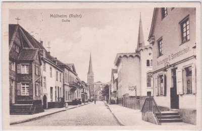 45468 Mülheim (Ruhr), Straßenansicht, Delle, ca. 1925 