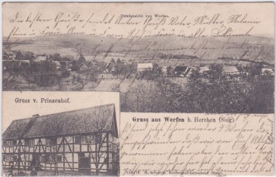 51570 Werfen (Windeck), u.a. Prinzenhof, ca. 1905 