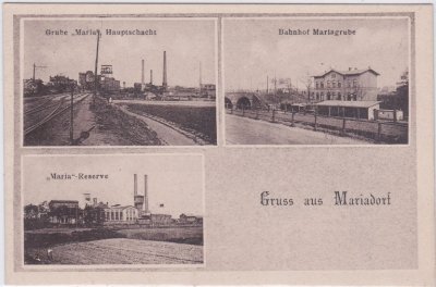 52477 Mariadorf (Alsdorf), Bahnhof Mariagrube, ca. 1920 