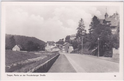 57072 Siegen-Seelbach, Freudenberger Straße, ca. 1955 