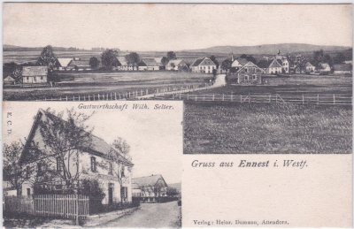 57399 Ennest in Westfalen (Kirchhundem), ca. 1905 
