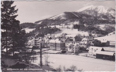 Mitterbach am Erlaufsee, Ortsansicht, ca. 1960 