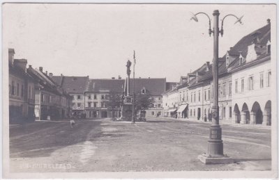 Knittelfeld (Steiermark), Straßenansicht, ca. 1925 