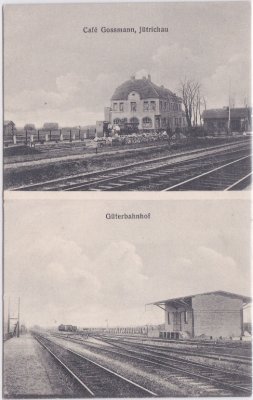 39264 Jütrichau (Zerbst in Anhalt), Güter-Bahnhof, ca. 1910 
