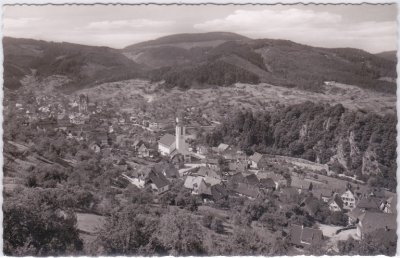 76596 Gausbach/Murgtal im Schwarzwald (Forbach), ca. 1960 