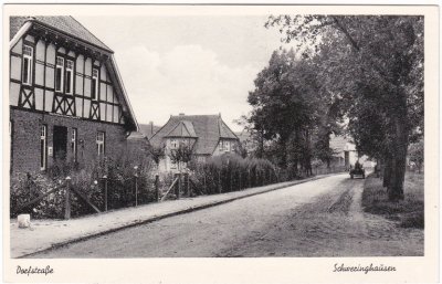 27248 Schweringhausen (Ehrenburg), Dorfstraße, ca. 1945 
