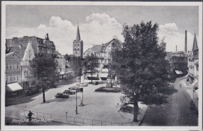 32052 Herford, Alter Markt, ca. 1940 