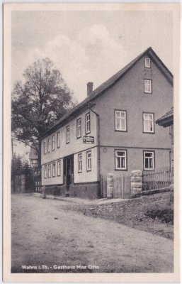 98634 Wahns in Thüringen, Gasthaus Max Otto, ca. 1955 