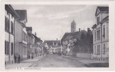 88400 Biberach an der Riß, Ehingerstrasse, ca. 1915 