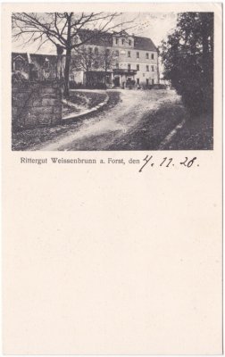 96253 Weißenbrunn am Forst (Untersiemau), Rittergut, ca. 1925 