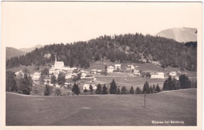 Ebenau bei Salzburg, Ortsansicht, ca. 1950 
