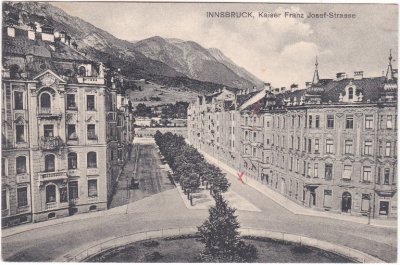 Innsbruck, Kaiser-Franz-Josef-Strasse, ca. 1910 