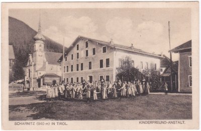Scharnitz (Tirol), Kinderfreund-Anstalt, ca. 1915 