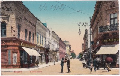 Szeged (Segedin), Karasz utcza, ca. 1910 