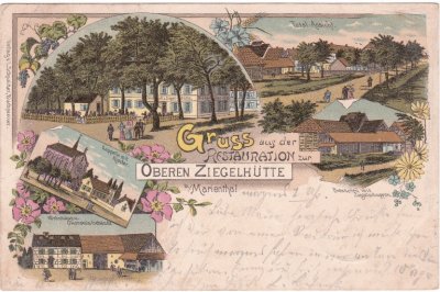 Marienthal im Elsaß (Haguenau), Farblitho, ca. 1895 
