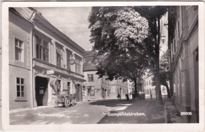 Gumpoldskirchen, Straßenansicht, ca. 1950 