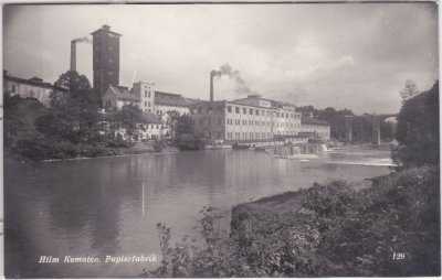 Hilm (Kematen an der Ybbs), Papierfabrik, ca. 1925 