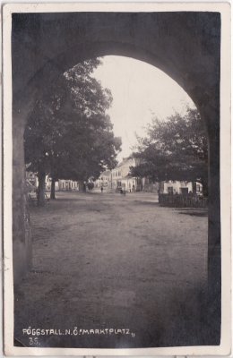 Pöggstall, Torbogen, Marktplatz, ca. 1930