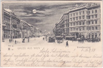 Wien-Innere Stadt, Kärntner Ring, ca. 1895 