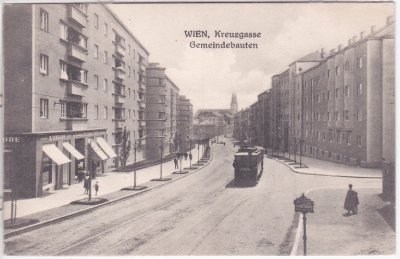 Wien-Währing, Kreuzgasse, Gemeindebauten, ca. 1920 