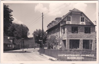 Buchelbach bei Grub (Gemeinde Wienerwald), ca. 1950 